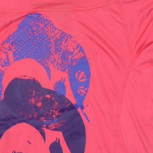 Nike Women's Pink Graphic Yoga T-Shirt Size S - Picture 8 of 12