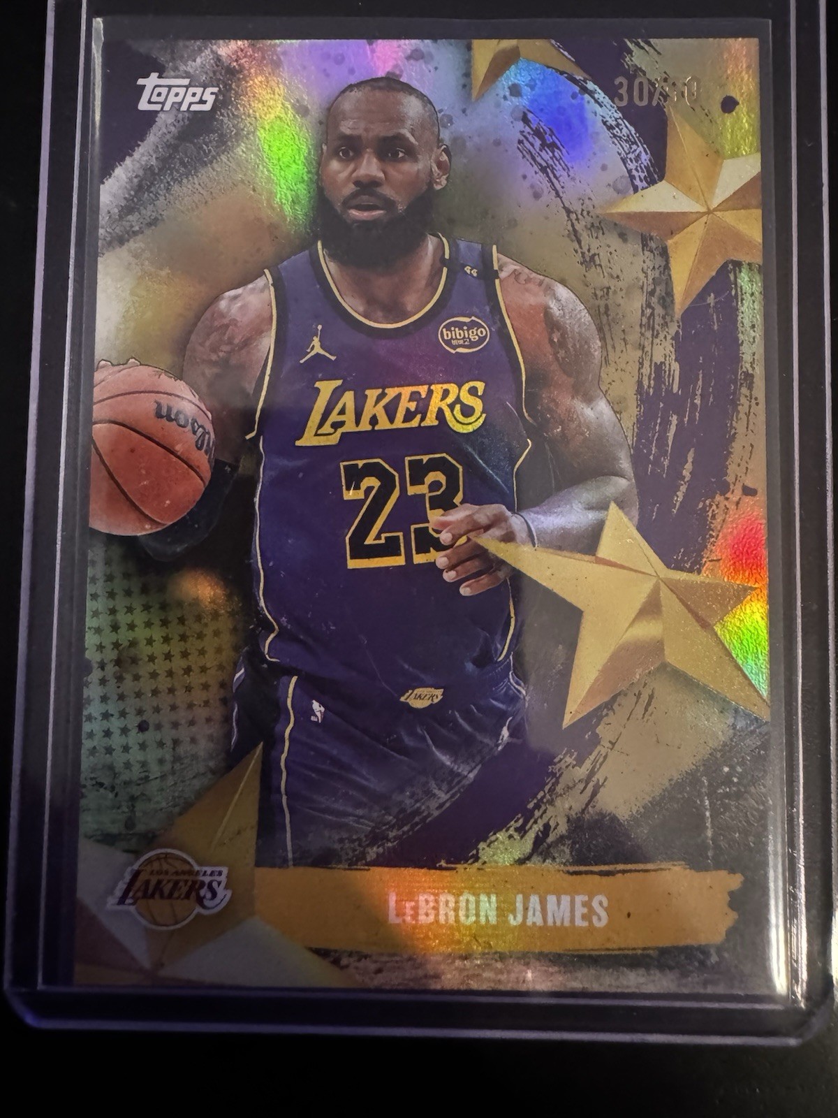 2025-26 Topps Basketball - LeBron James - Stars Of The NBA - Gold 30/50