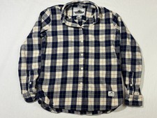 Penfield Manufacturing Co Flannel Shirt Boyfriend Fit Plaid Womens Size Small