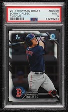 2016 Bowman Draft Chrome Draft Picks Bobby Dalbec #BDC-99 PSA 9 MINT 7wf