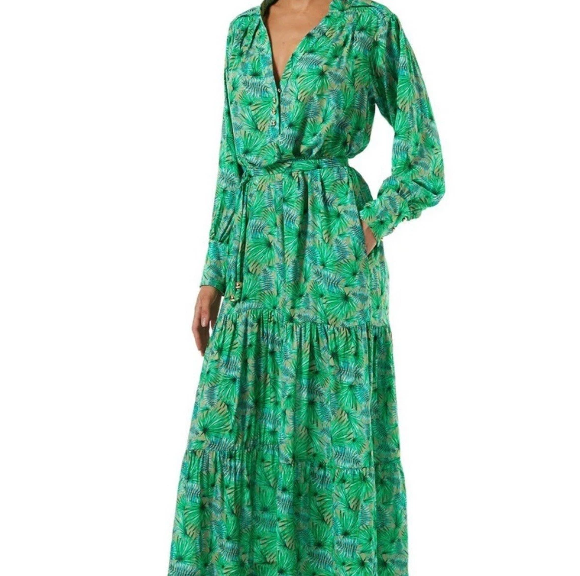 melissa odabash green dress Jenny Green Dress