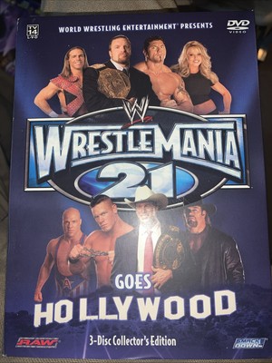 WWE - Wrestlemania 21: Wrestlemania Goes Hollywood (DVD, 2005, 3