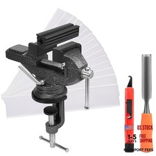 Golf Club Regripping Kit, Golf Club Grip Vise Clamp, Universal Table Black