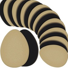 Jecery 36 Pcs Suede Soles for Dance Shoes Non Slip Shoe Pads on Bottom of Hig...