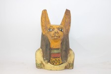 Rare Ancient Egyptian Antiquities Artifact Style Stone Statue Pharaonic Anubis