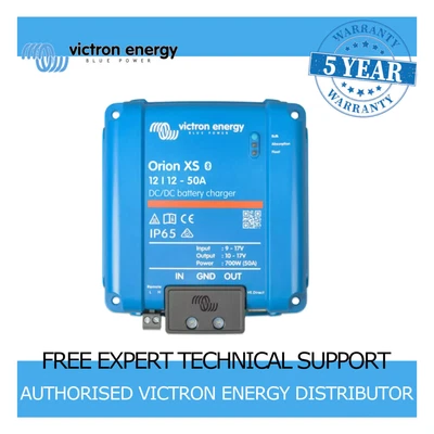 Victron Energy Orion XS 12/12-50A DC-DC Battery Charger ORI121217050 - Image 1 of 4