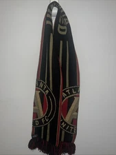 Atlanta United Scarf - Red, Black And Gold Scarf
