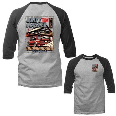 Drift Master Imported Tuned Custom JDM Sports Car 3/4 Sleeve Raglan