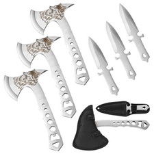 Throwing Stars Axe Throwing Game for Backyard, Throwing Axes and Tomahawks Set w
