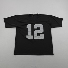 *Vintage Rich Gannon Jersey Mens ? Black Oakland Raiders Logo Athletic NFL 90s