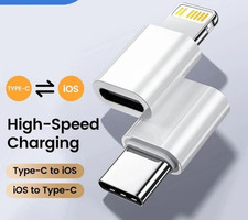USB C Female to Lightning Male Adapter 1 Pack...