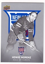 2025-26 UD NY Rangers Centennial Hobby True to the Blue #112 Howie Morenz