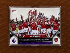 In Hand Arsenal FC 2025-26 Premier League Topps NOW Card 200 Gunners Lift Trophy