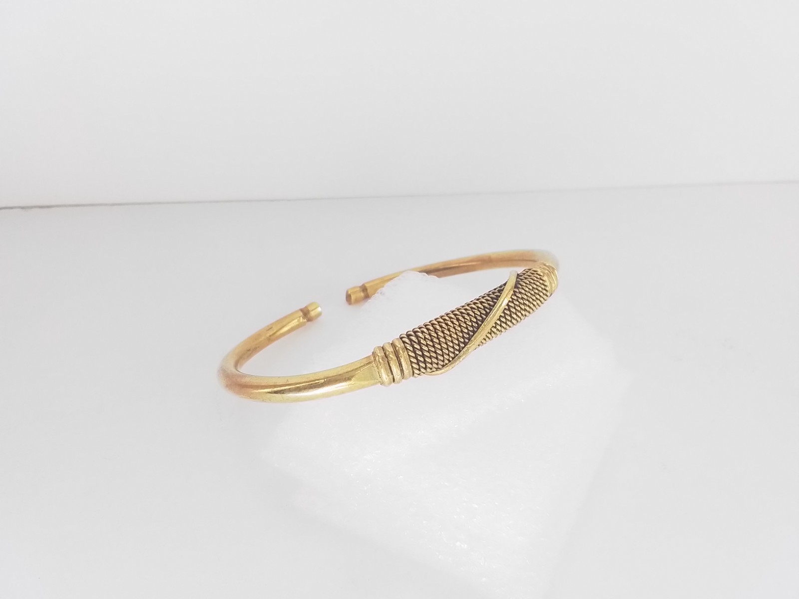 ADJUSTABLE BRASS BRACELET/ BANGLE - image 12