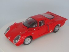 RICKO 1968 ALFA ROMEO 33.2 DAYTONA 1:18 PLAIN RED
