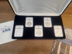 1878 - 1882-S Morgan Silver Dollar NGC MS64 graded Collectible set - Beautiful