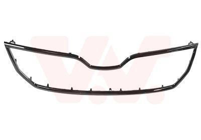 VAN WEZEL 7629519 Rahmen Kühlergrill Kühlergitter für SKODA FABIA (NJ3) Schwarz