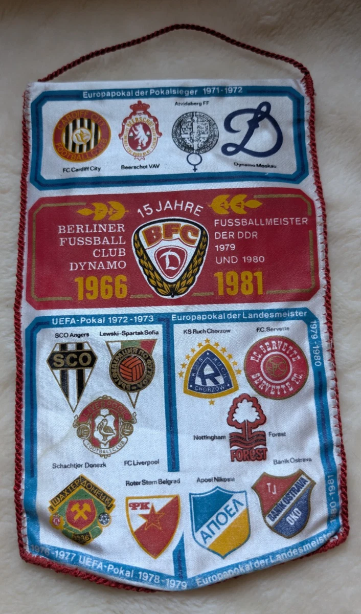 Fanion Vintage BFC Dynamo Berlin – Souvenir Football Allemand