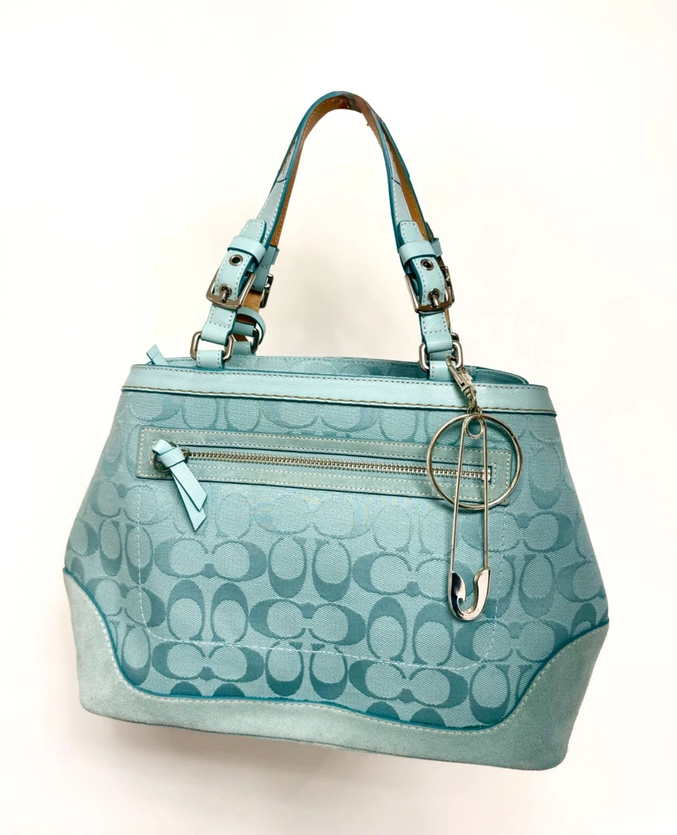Coach Blue Leather Bags & Handbags for Women for sale | eBay