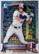 2025 Bowman Chrome Prospects Walker Jenkins Mega Box Mojo Refractor #BCP-1 Twins