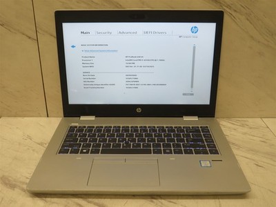 HP ProBook 640 G4 16GB RAM Intel Core i5-8350U@1.70GHz 14'' 