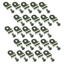 1/4" Stainless Steel 50pc Brake Line Clamp and Screw Street Rod Custom Dune