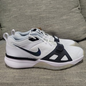 Nike Air Zoom Diamond Elite Turf Baseball Size 12 Men White Black FN7226-100 Nike Air Zoom Diamond Elite Turf White | Hibbett main image 2