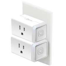 Certified Smart Plug - 15 Amp Wi-Fi Outlet with Remote Control, 2 Pack