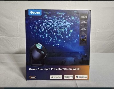 NEW Govee Star Light Projector RGBWIC, Star Projector Ocean Wave H6094