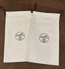 Hermes Dust Bag Storage Shoes 8  x15  