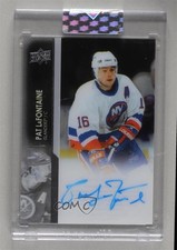 2021-22 Upper Deck Clear Cut Legends Pat LaFontaine #CC-PL Auto HOF 11jd