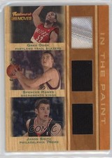 2007-08 Trademark Moves Orange In the Paint 47/99 Greg Oden Spencer Hawes 05fy