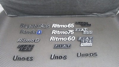 STOCK 15 Stk Logo Wappen Emblem Abzeichen Für Fiat 500 - 126 - 127 - Uno - Ritmo