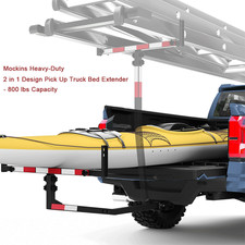 Pickup Truck Bed Extender Hitch Mount 800lbs Capacity For Kayak Canoe Ladder