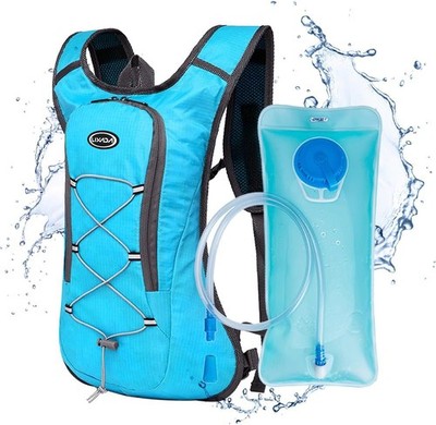 Lixada Trinkrucksack, Wanderrucksack mit 2L Wasserblase, Sportrucksack,