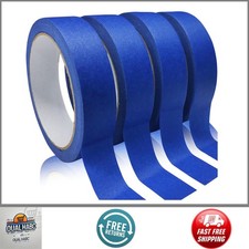 4 Rolls Blue Painters Tape 0.94in x 22yd Masking Tape No Residue Easy Removal