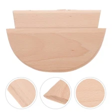2 Pcs Bread Dough Cutter Wooden Scraper for Cooking Baking Pastry Utensil