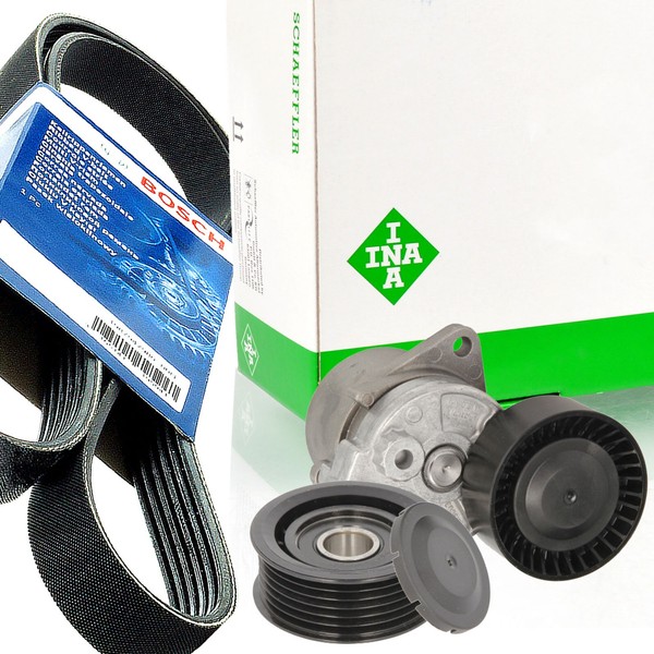 Bosch 6PK2271 Keilrippenriemen-Satz + Spanner FüR W639 S202 W210 MERCEDES-BENZ-image