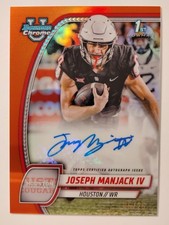 2024 Bowman University Chrome - Chrome Auto Joseph Manjack IV Refractor /25 