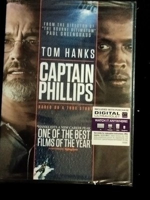 Captain Phillips (DVD, 2013) New  Sealed Digital expired