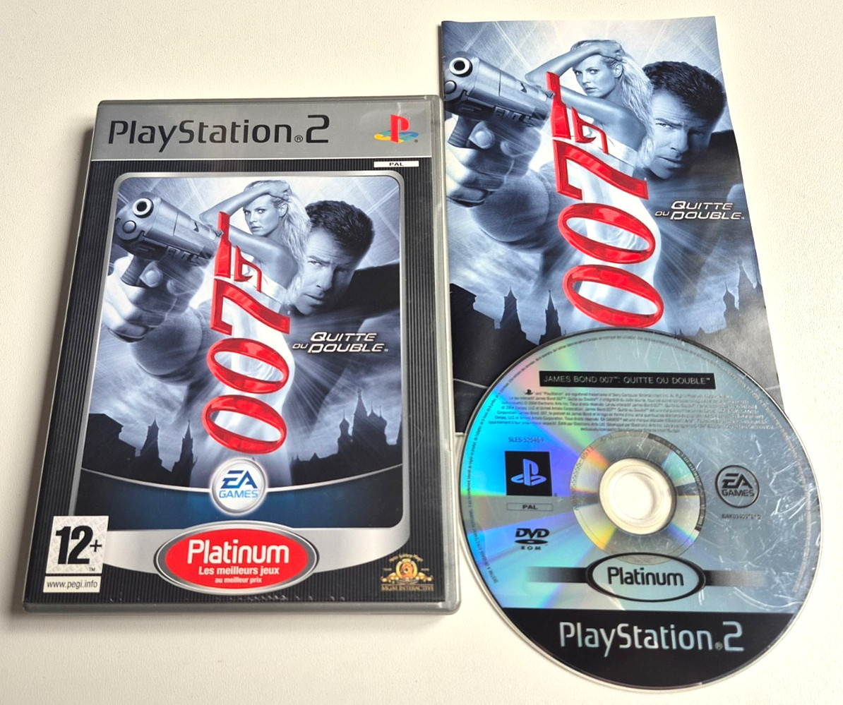 007 Quitte Ou Double James Bond - PlayStation 2 PS2 - PAL - Complet