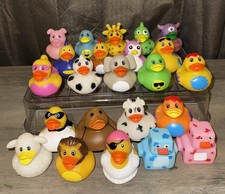 Lot of 23 Rubber Ducks Jeep Duckies Various Styles and Colors