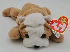 Ty Beanie Baby WRINKLES The Bulldog 8" Plush Stuffed Animal Toy
