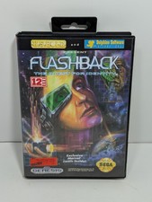 Flashback The Quest For Identity (Sega Genesis) No Manual Or Comic - Tested 