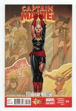 Captain Marvel #14 Quinones Variant VF 8.0 2013 1st app. Kamala Khan Ms. Marvel