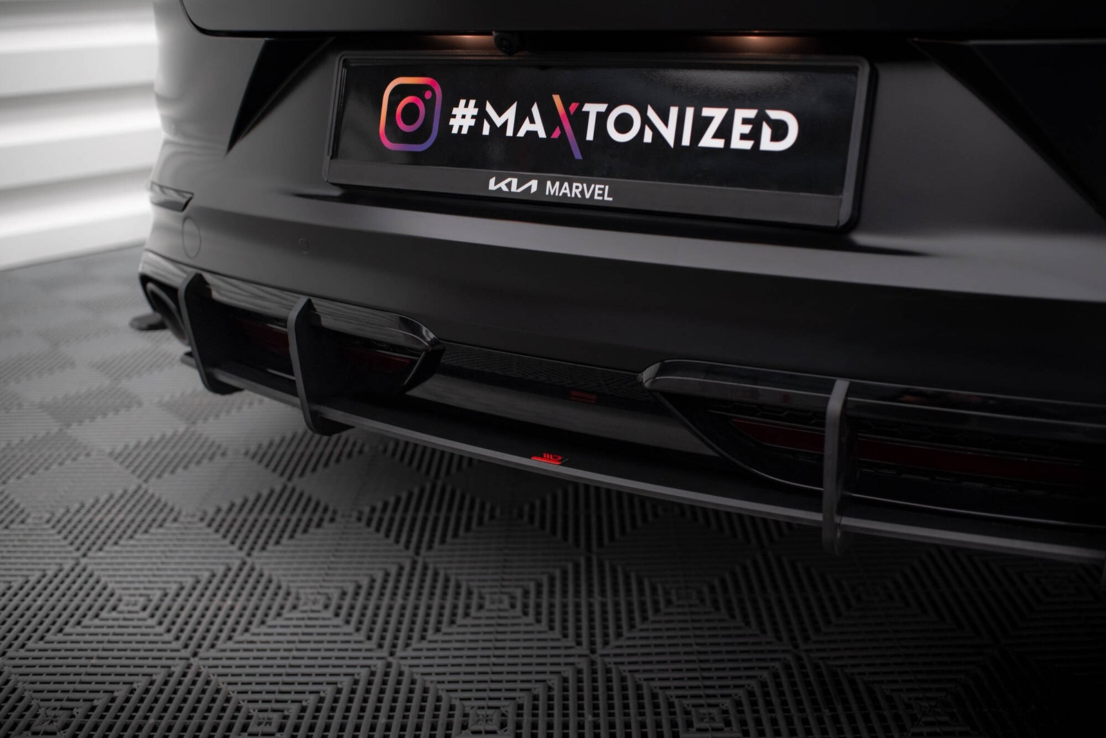 Diffuseur arrière central Maxton de qualité supérieure pour Kia Proceed GT Facelift - 3