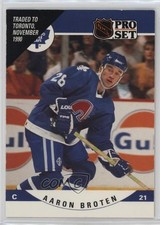 1990-91 Pro Set Aaron Broten #530 11ur