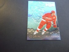 1996-97 Fleer Metal Universe Ice Carvings #5 Sergei Fedorov  Mint