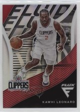 2020-21 Panini Flux Fluid Silver Prizm Kawhi Leonard #12 1h17