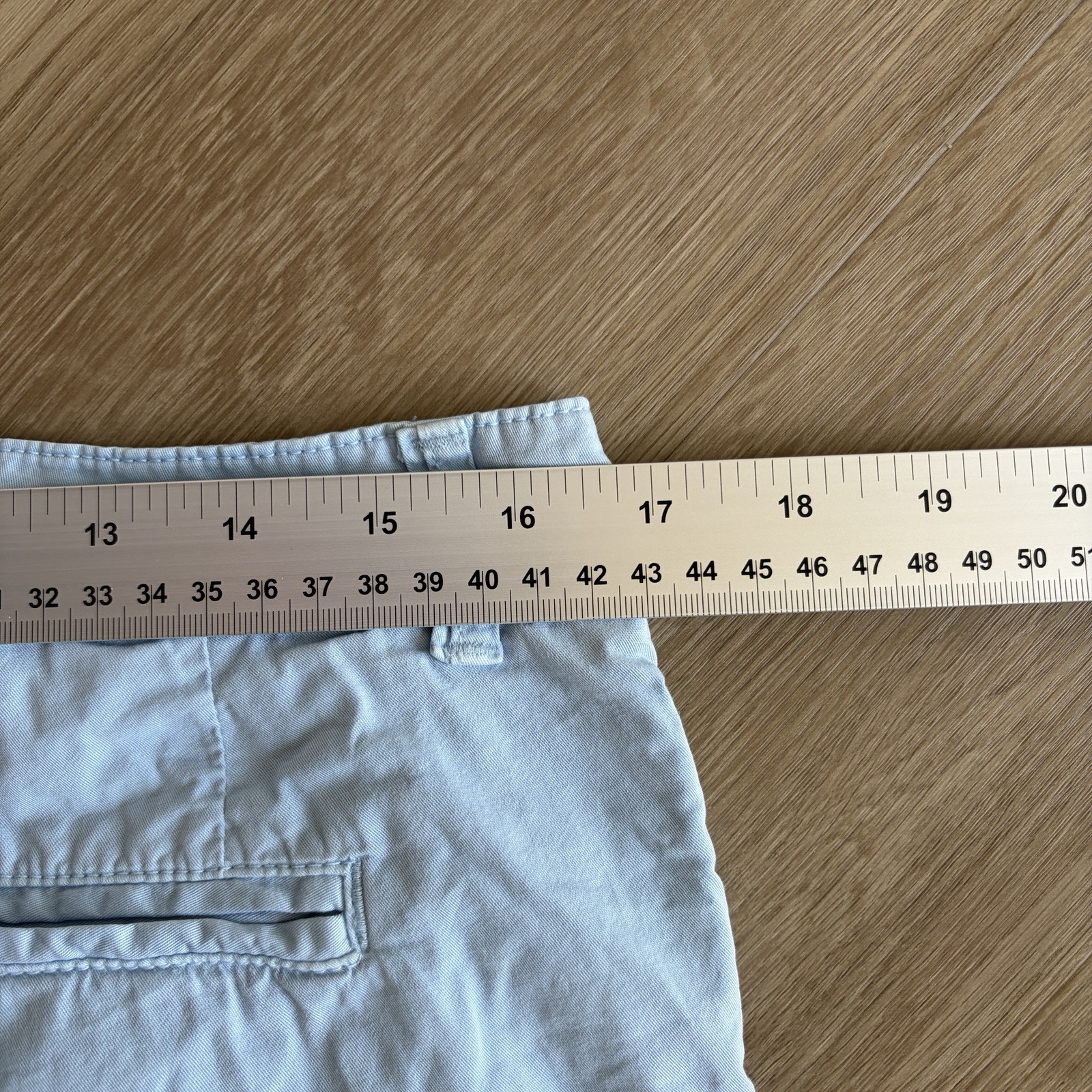 Jigsaw Women's Light Blue Casual Chino Style Smart Pants Trousers Size UK 14 image 7